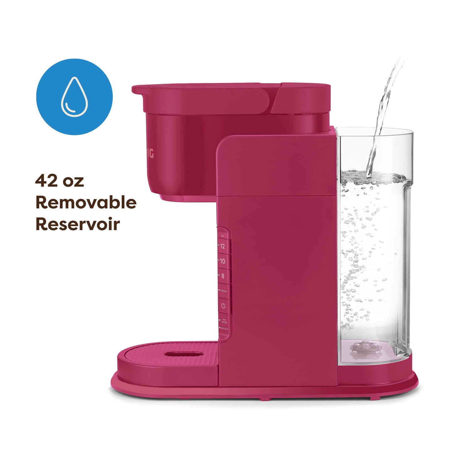 Keurig K-Express Single Serve Coffee Maker – Strong Brew Option, 42oz Reservoir, Sleek Design for Holiday Hosting & Gifting, Black