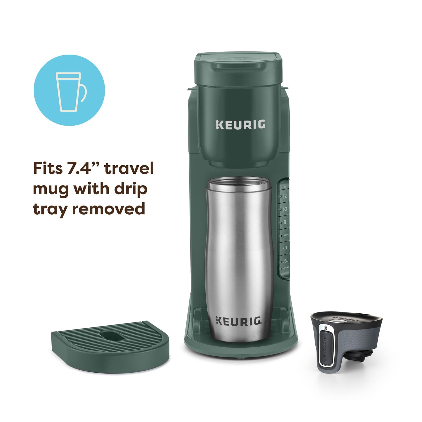 Keurig K-Express Single Serve Coffee Maker – Strong Brew Option, 42oz Reservoir, Sleek Design for Holiday Hosting & Gifting, Black