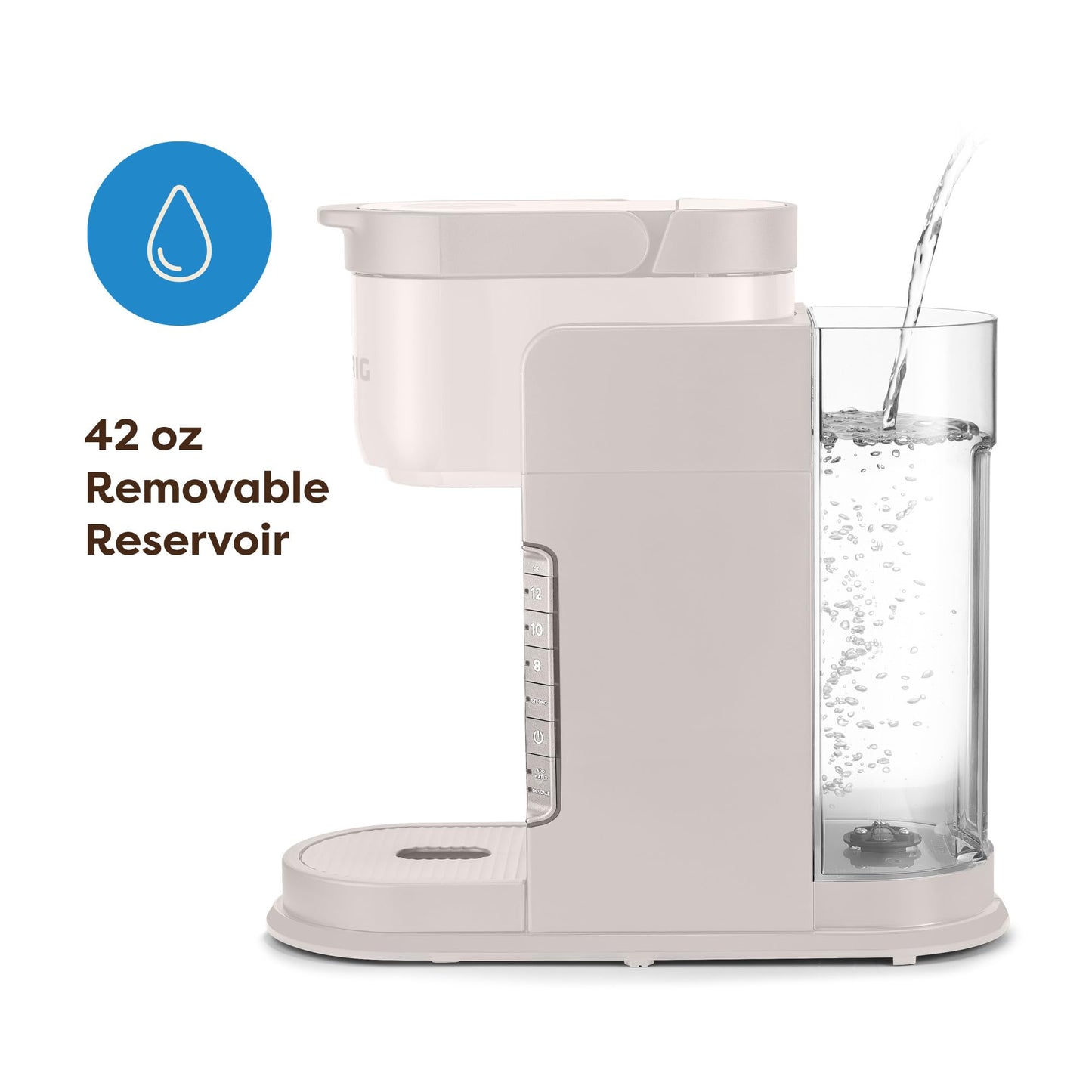 Keurig K-Express Single Serve Coffee Maker – Strong Brew Option, 42oz Reservoir, Sleek Design for Holiday Hosting & Gifting, Black