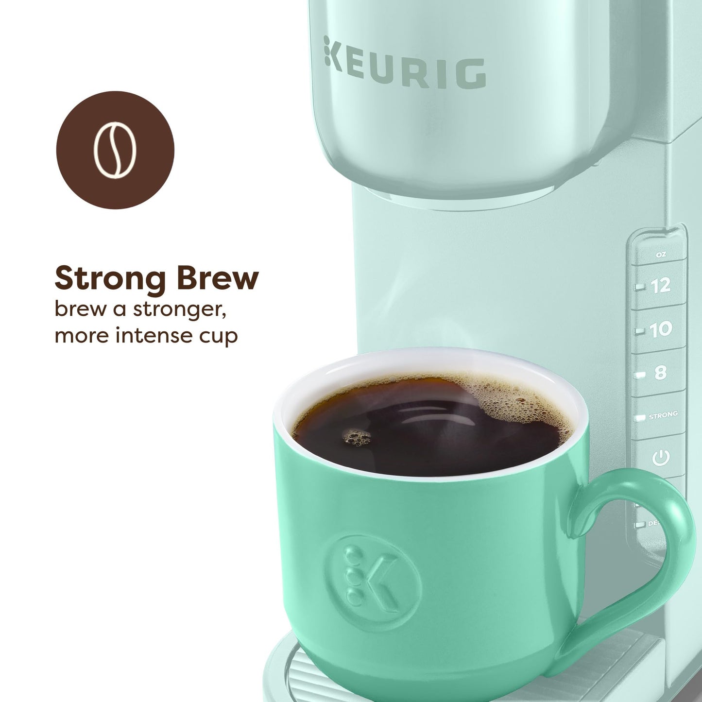 Keurig K-Express Single Serve Coffee Maker – Strong Brew Option, 42oz Reservoir, Sleek Design for Holiday Hosting & Gifting, Black