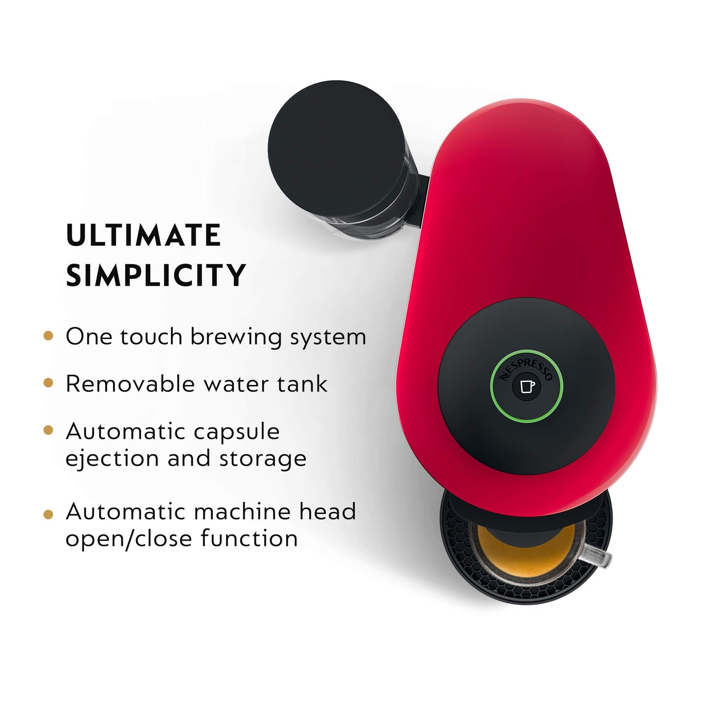 Nespresso VertuoPlus Coffee and Espresso Machine by De'Longhi with Milk Frother, Ink Black