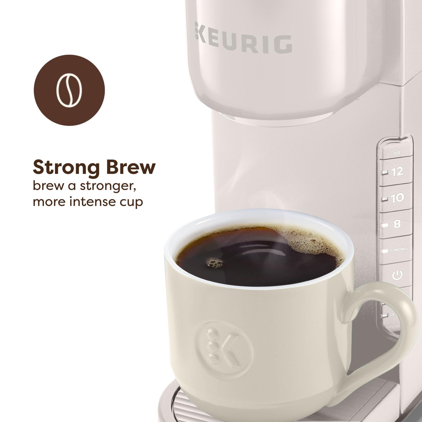 Keurig K-Express Single Serve Coffee Maker – Strong Brew Option, 42oz Reservoir, Sleek Design for Holiday Hosting & Gifting, Black