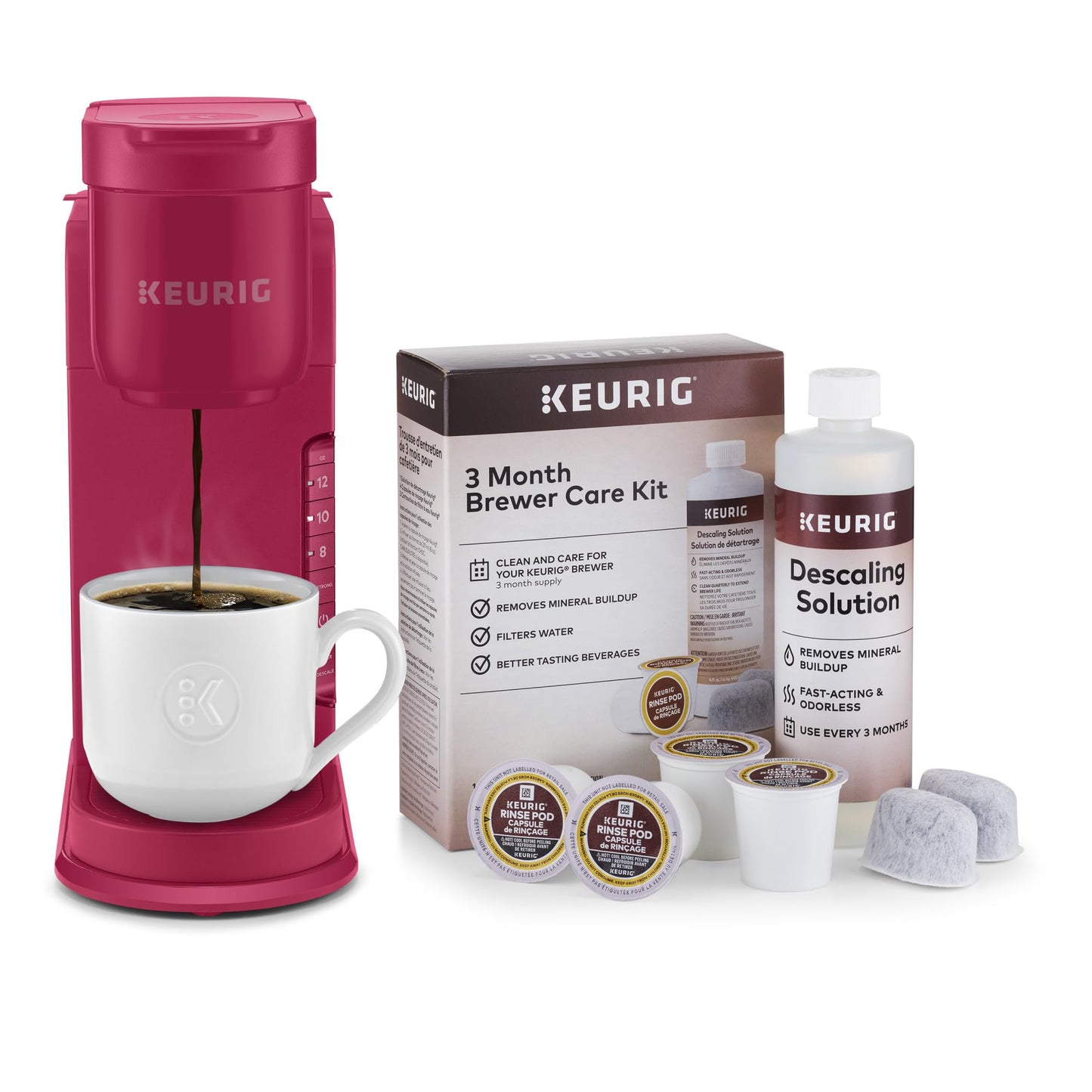 Keurig K-Express Single Serve Coffee Maker – Strong Brew Option, 42oz Reservoir, Sleek Design for Holiday Hosting & Gifting, Black