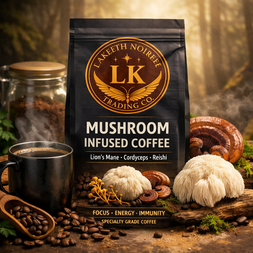 Coffee with Mushrooms Dark Roast